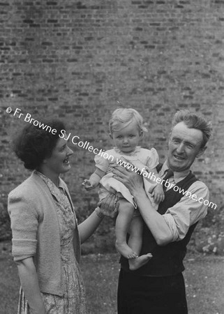 MRS ROSS WITH BRIGID MARY (GODCHILD)  NED AND KITTY MOLONEY WITH B-M